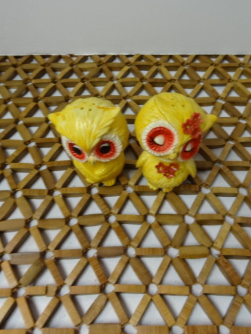 Cute Retro Owl Salt & Pepper Shakers - Picture 4 of 4